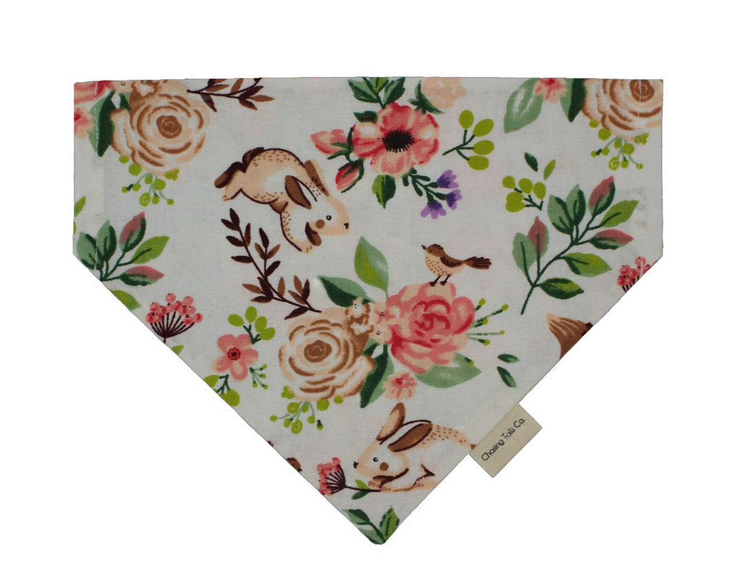 The Bunnies and Squirrel Reversible Bandana