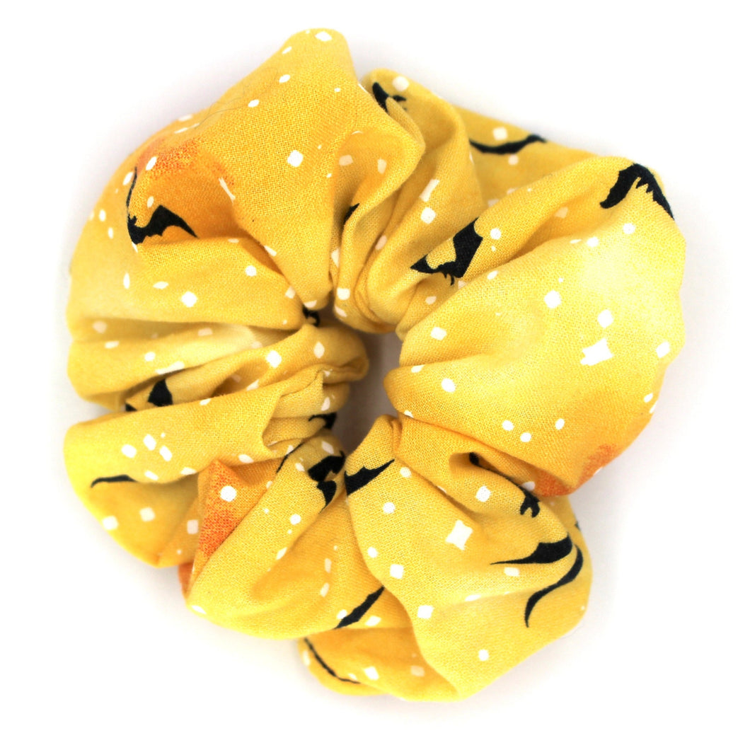 Totally Batty in Yellow XL Scrunchie