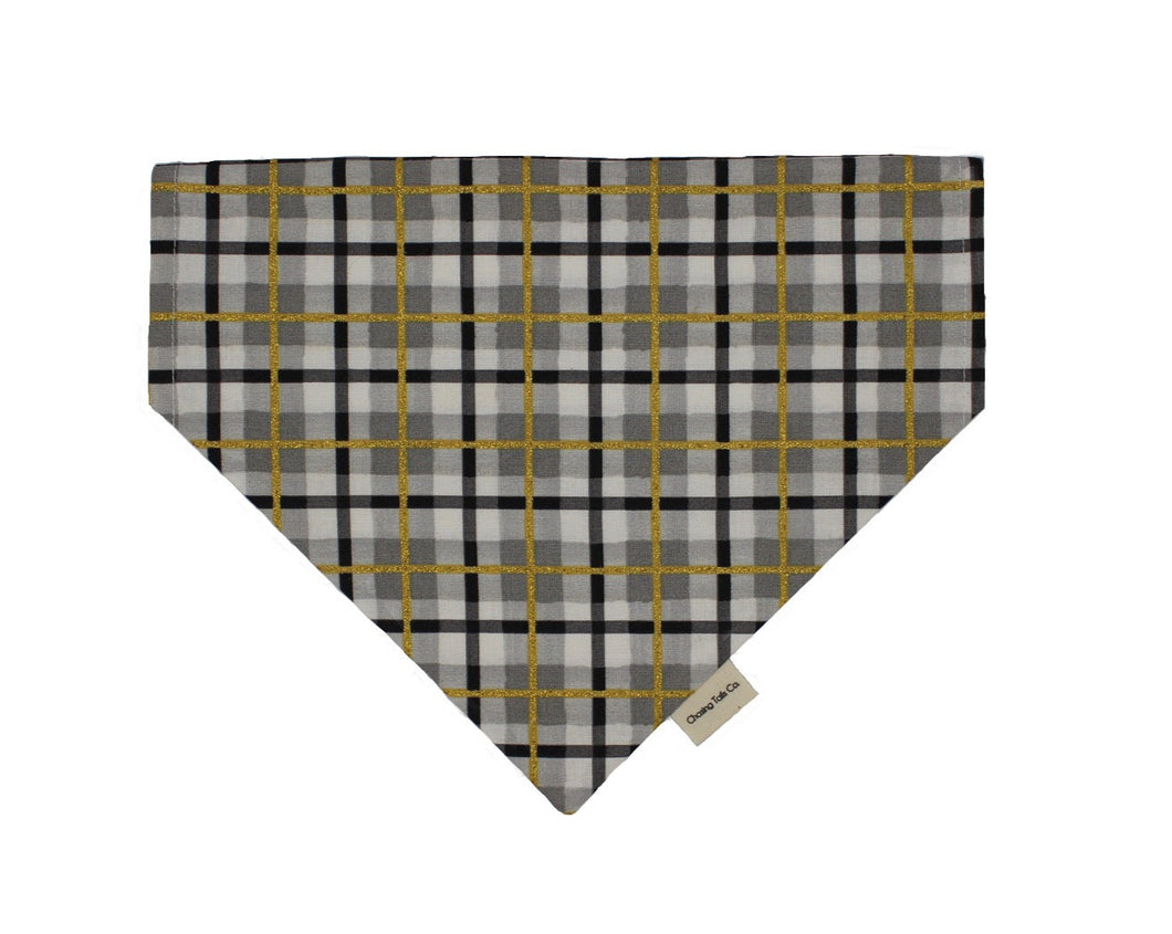 Black & Gold Plaid