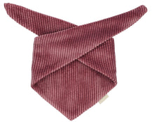 Load image into Gallery viewer, Magenta Ribbed Tie on Bandana
