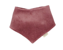 Load image into Gallery viewer, Magenta Ribbed Tie on Bandana
